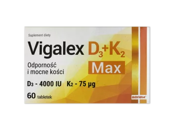 Zdjęcie produktu Vigalex D3+K2 Max, tabletki