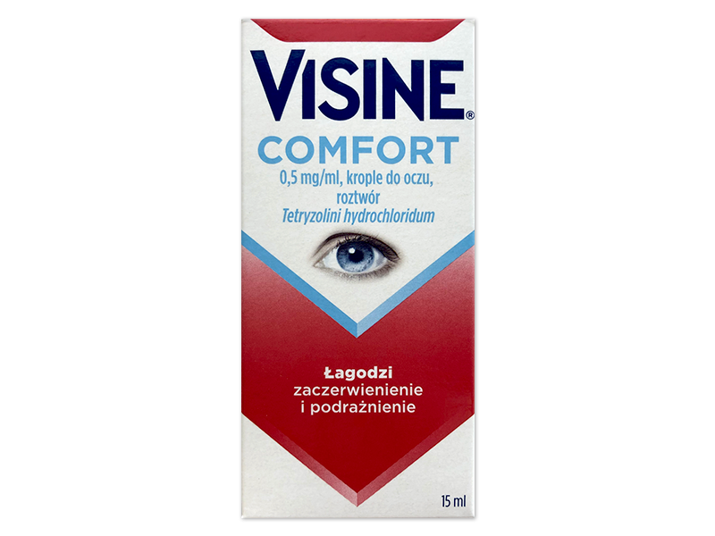 Visine Comfort, krople do oczu, 0,5 mg/ml