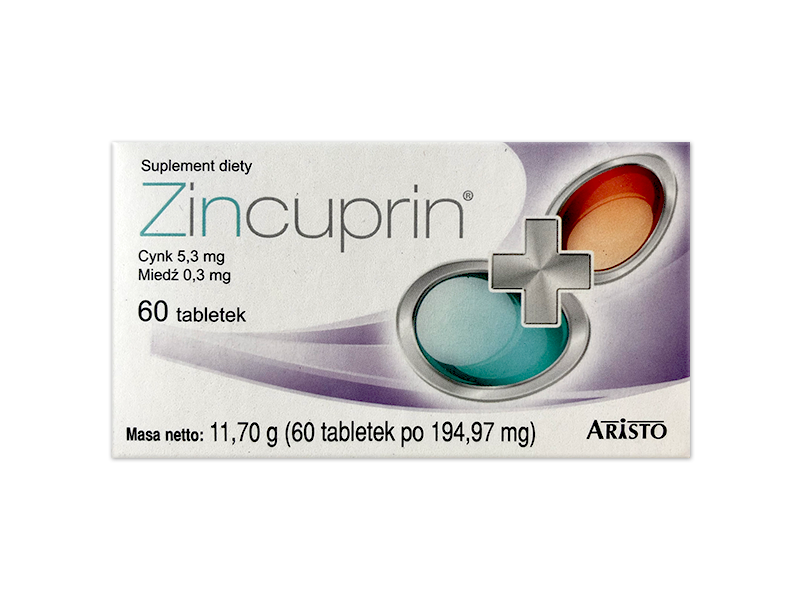 Zincuprin, tabletki