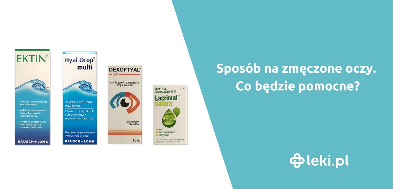 Sposób na zmęczone oczy. Co będzie pomocne?