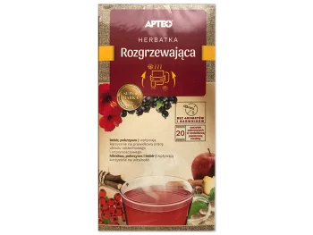 Zdjęcie produktu Apteo Herbatka rozgrzewająca z imbirem, zioła do zaparzania