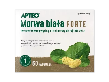 Zdjęcie produktu Apteo Morwa biała Forte, kapsułki