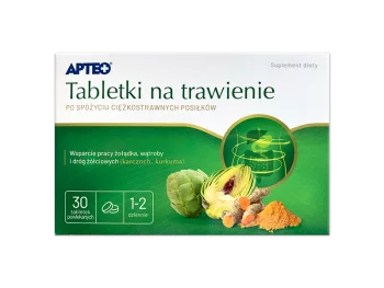 Zdjęcie produktu Apteo Tabletki na trawienie, tabletki