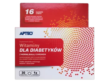 Zdjęcie produktu Apteo Witaminy dla diabetyków, tabletki powlekane