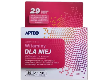 Zdjęcie produktu Apteo Witaminy dla niej, tabletki