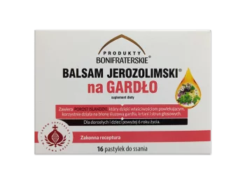 Zdjęcie produktu Balsam Jerozolimski na gardło, pastylki do ssania