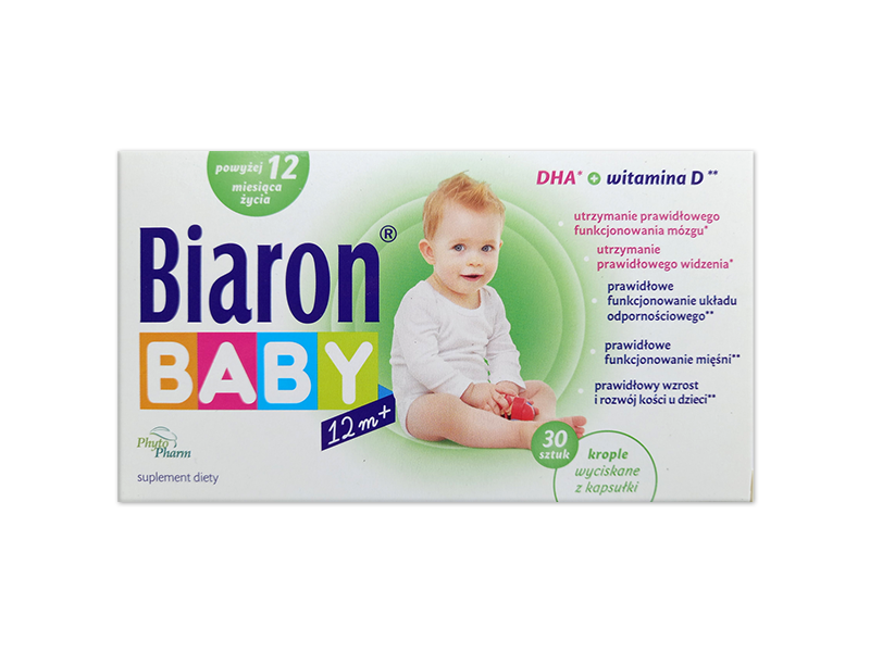 Biaron Baby 12m+, kapsułki twist-off