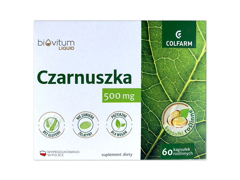 Biovitum Liquid Czarnuszka, kapsułki, 500 mg