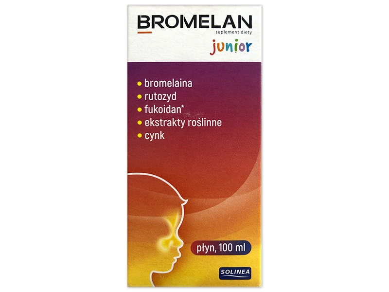 Bromelan Junior, płyn