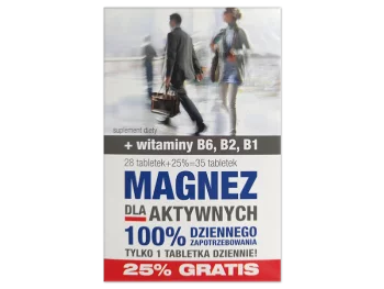 Zdjęcie produktu Magnez dla aktywnych, tabletki