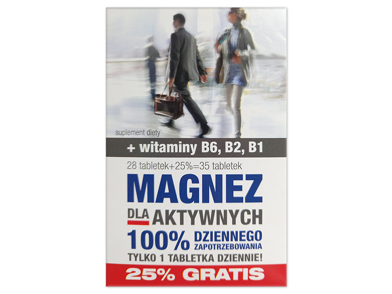 Magnez dla aktywnych, tabletki