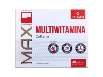 Zdjęcie produktu Multiwitamina Max, tabletki powlekane/Colfarm