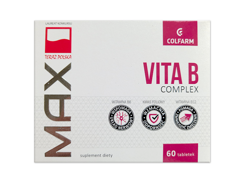 Max Vita B Complex, tabletki/Colfarm