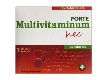 Zdjęcie produktu Multivitaminum hec Forte, tabletki