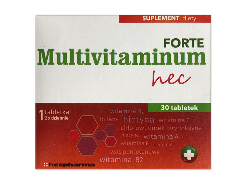 Multivitaminum hec Forte, tabletki