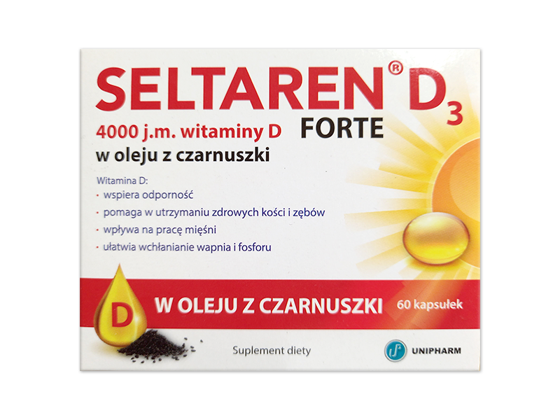 Seltaren D3 Forte, kapsułki, 4000 j.m.