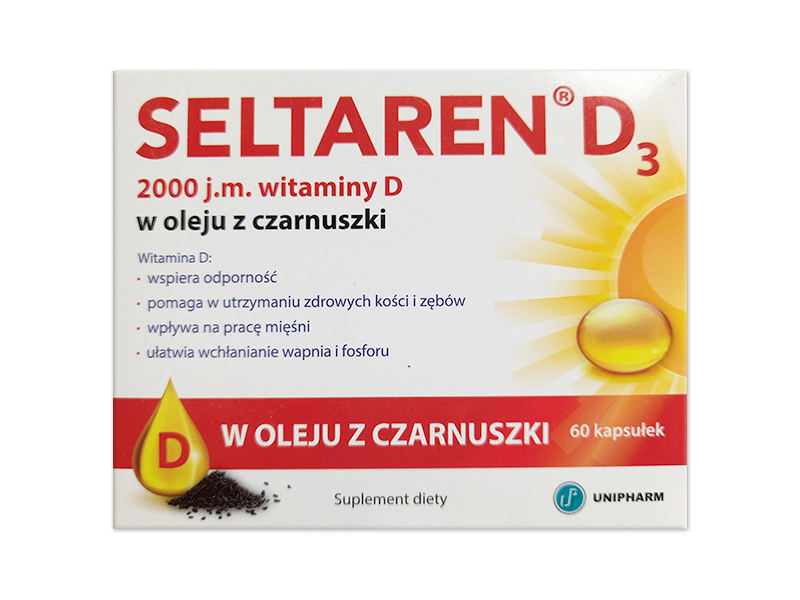 Seltaren D3, kapsułki, 2000 j.m.