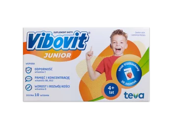 Zdjęcie produktu Vibovit Junior, saszetki o smaku truskawkowym