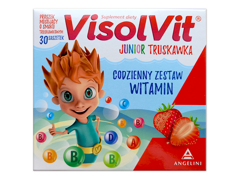 Visolvit Junior Truskawka, granulat