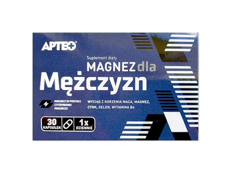 Apteo Magnez dla mężczyzn, kapsułki