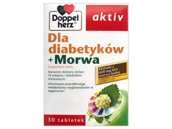 Zdjęcie produktu Doppelherz Aktiv Dla Diabetyków + Morwa, tabletki