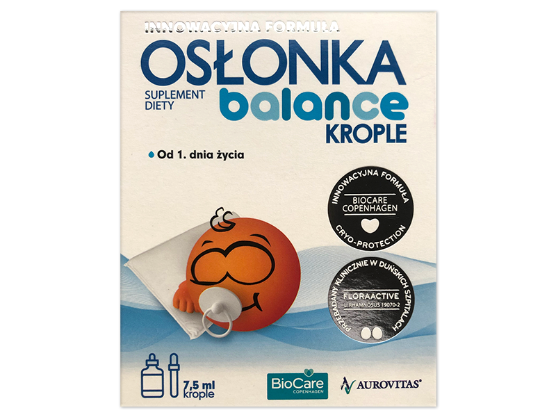 Osłonka Balance, krople