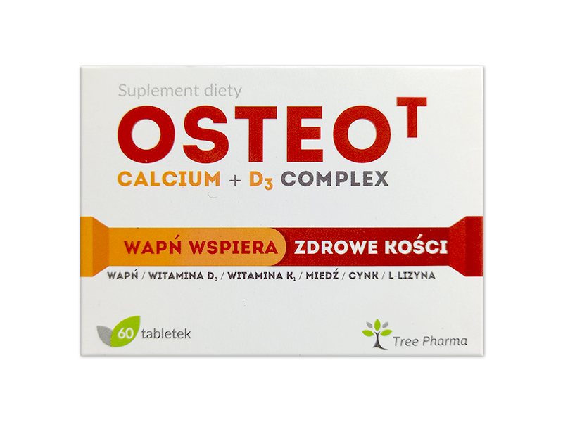 Osteo T Calcium + D3 Complex, tabletki