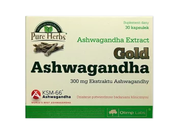 Zdjęcie produktu Olimp Gold Ashwagandha, kapsułki, 300 mg