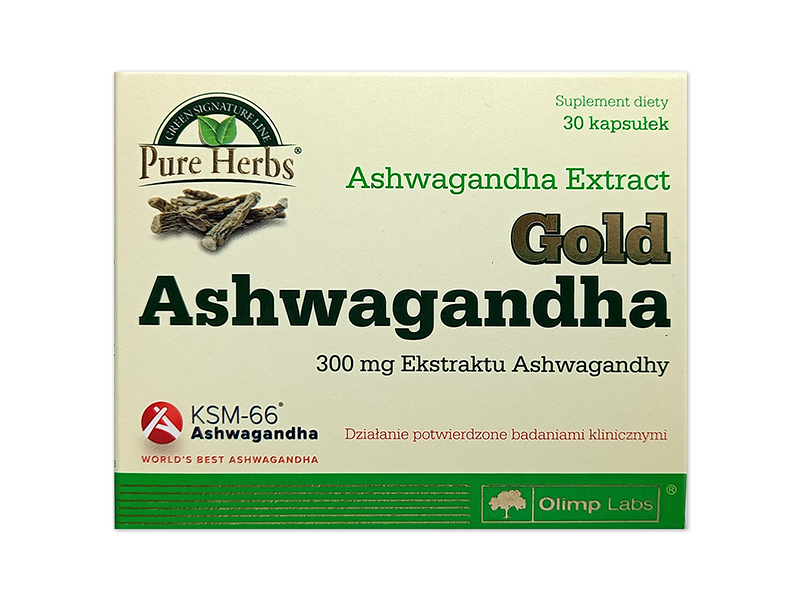 Olimp Gold Ashwagandha, kapsułki, 300 mg