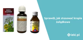 Ilustracja poradnika Krople żołądkowe na ból brzucha – jak je stosować?