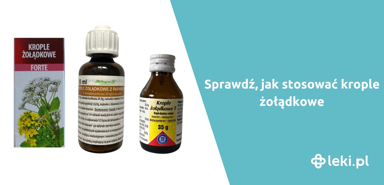 Krople żołądkowe na ból brzucha – jak je stosować?