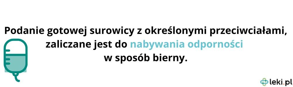 Surowica na poprawę odporności.