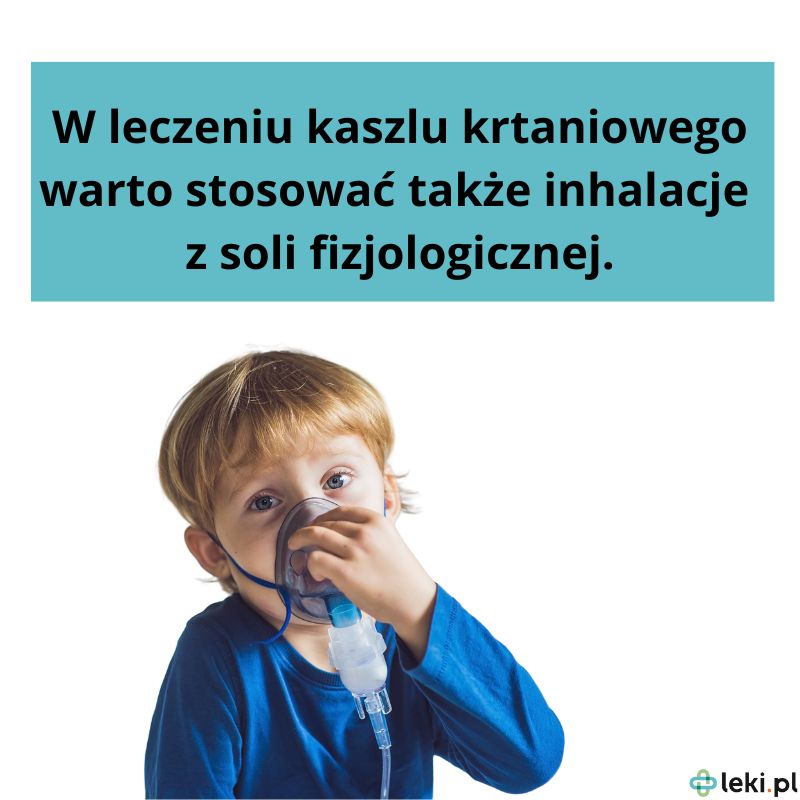 Inhalacje na kaszel krtaniowy.