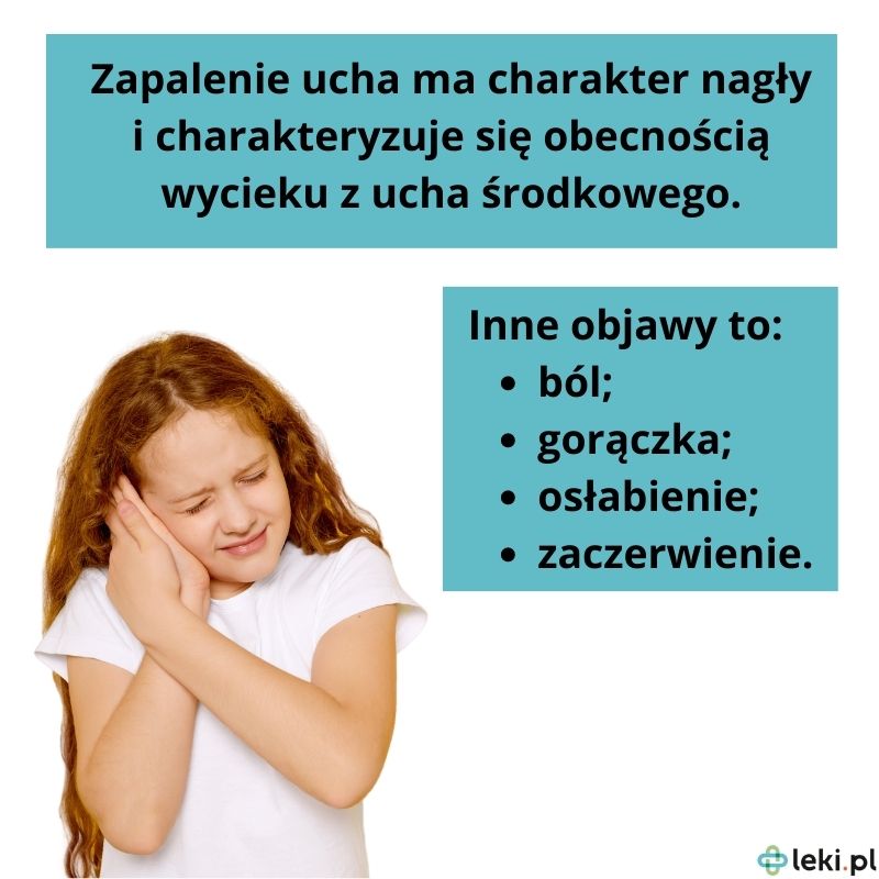 Zapalenie ucha u dziecka.