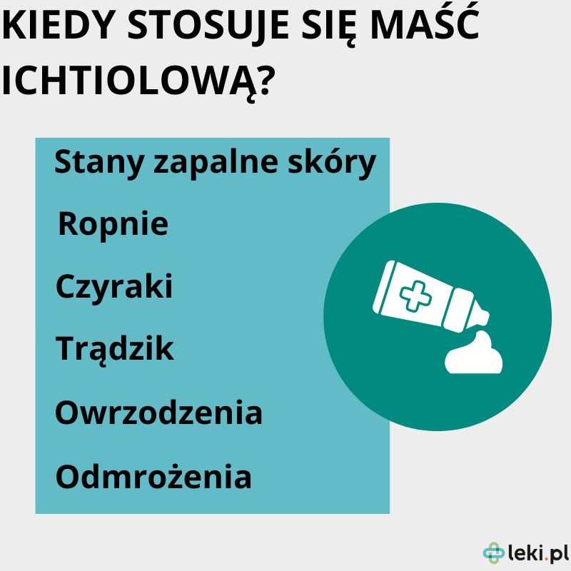 Na co stosuje się maść ichtiolową?