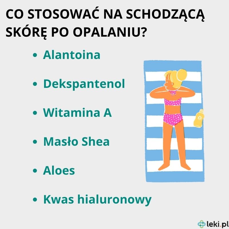 Co stosować na schodzącą skórę po opalaniu?