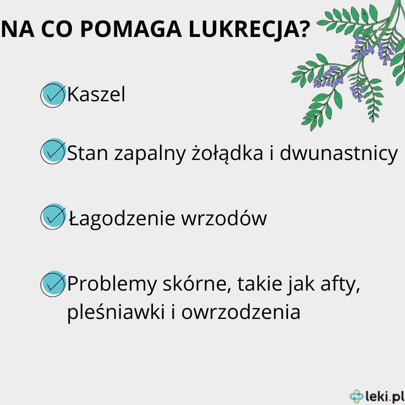 Na co pomaga lukrecja?