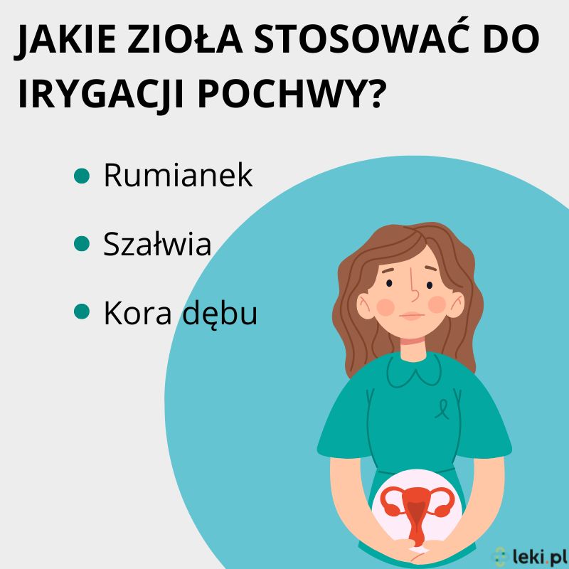 Jakimi ziołami wykonywać irygację pochwy? 