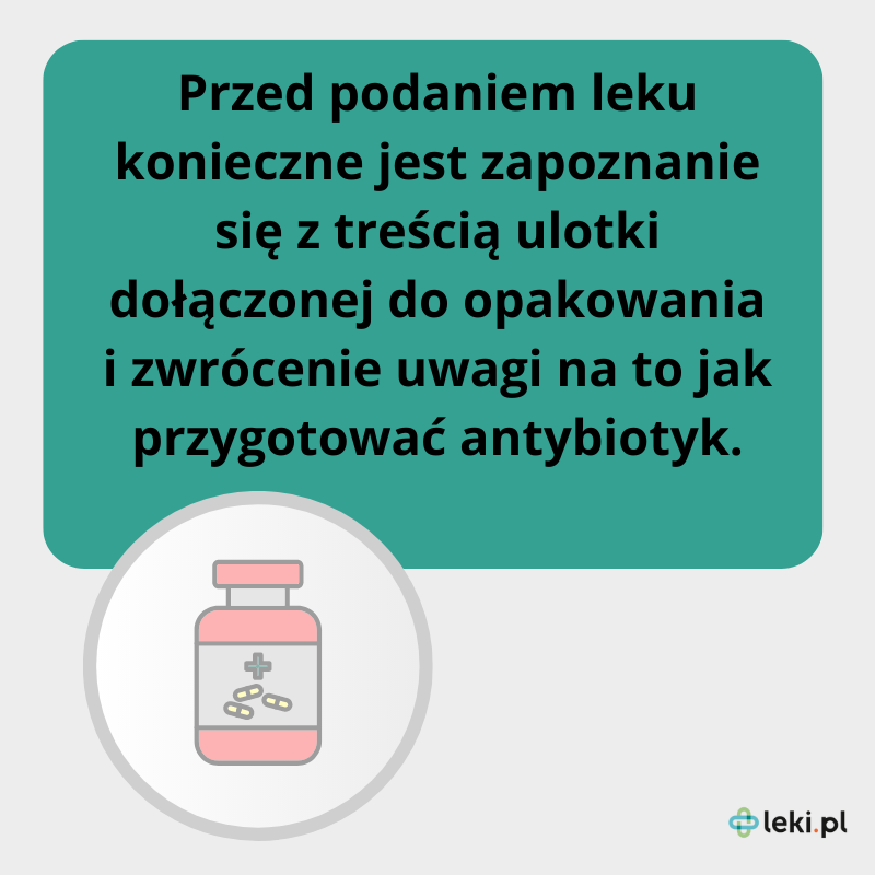 Jak przygotować antybiotyk dla dzieci?