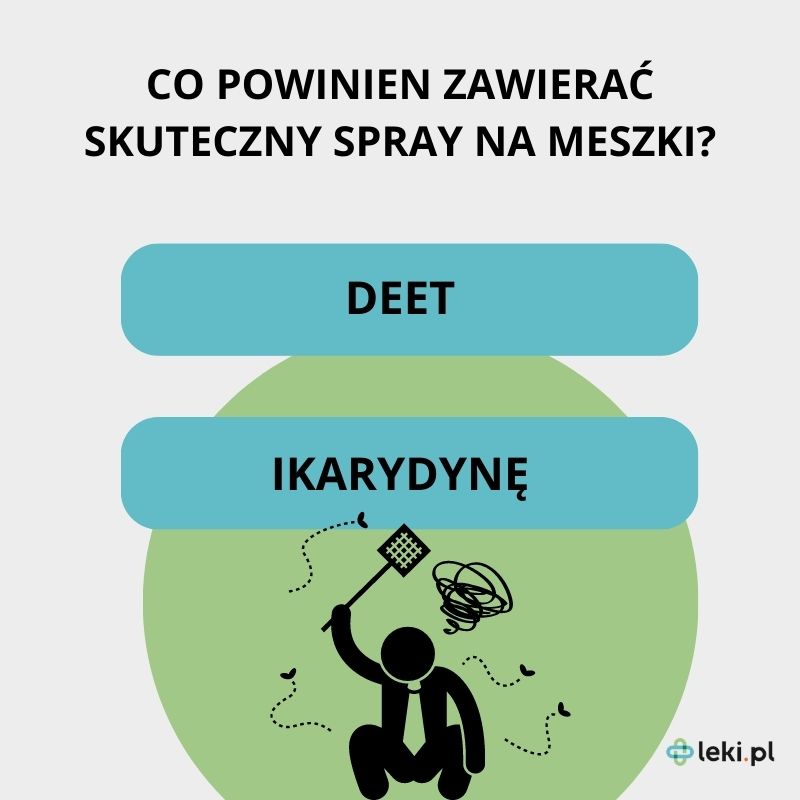 Skuteczny spray na meszki.