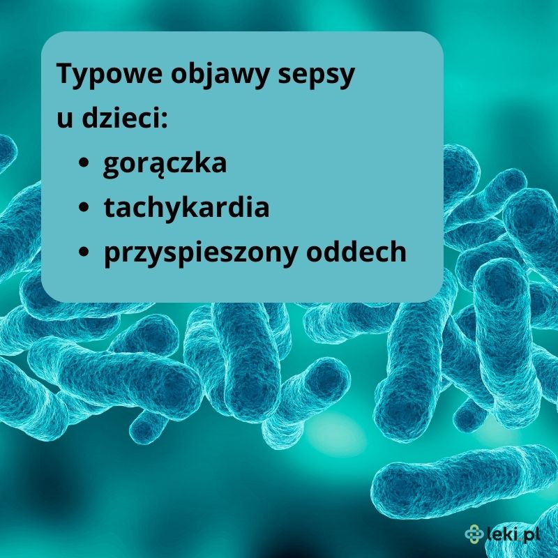 Objawy sepsy u dzieci.