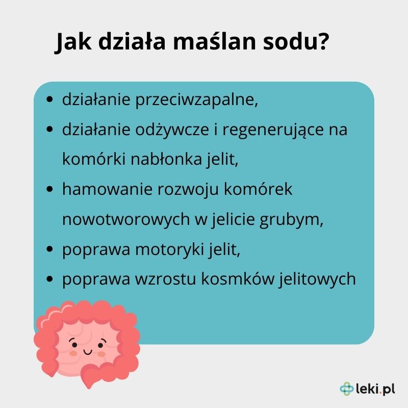 Jak działa maślan sodu?