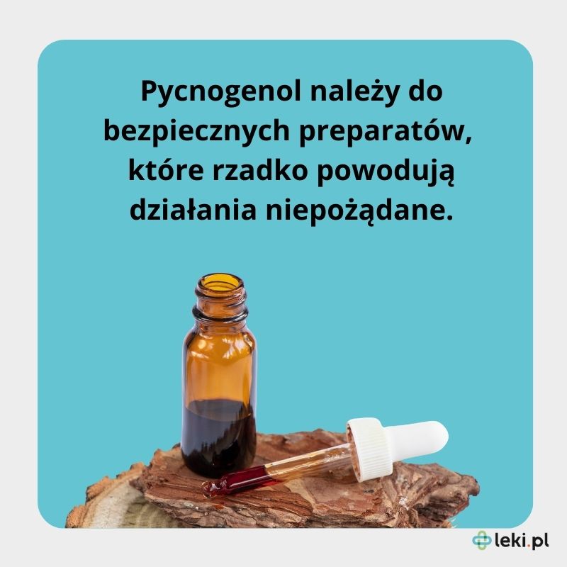 Pycnogenol - skutki uboczne.