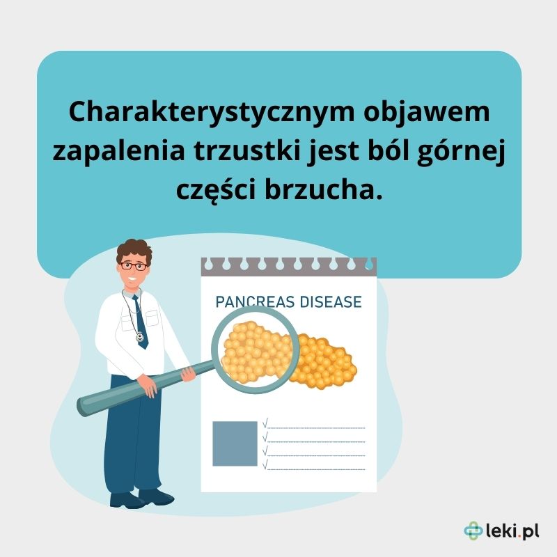 Objawy zapalenia trzustki.