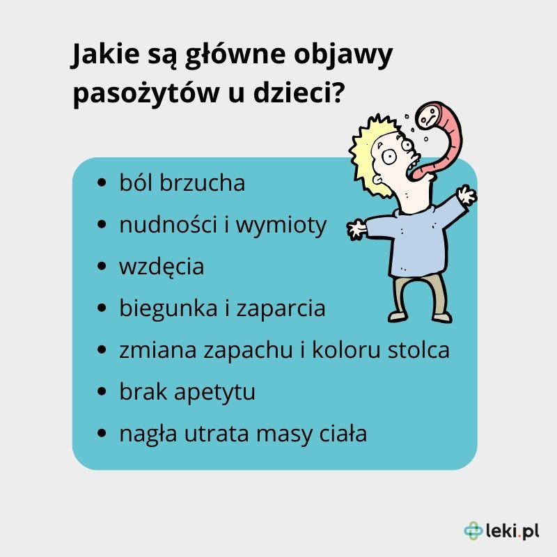 Jakie są objawy pasożytów u dzieci? 